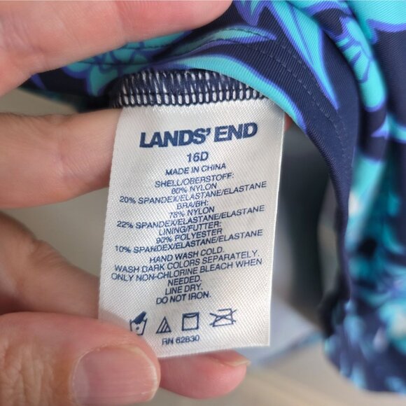 Lands' End Tankini Womens 16D - Picture 5 of 5